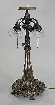 Tiffany Lamp base: Telescoping Perforated #397