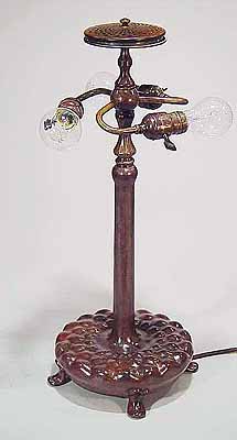 Tiffany Bronze Lamp base Tall Libary #546/ T